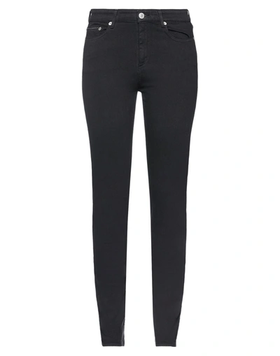 Shop Care Label Woman Jeans Black Size 27 Cotton, Pbt - Polybutylene Terephthalate, Elastane
