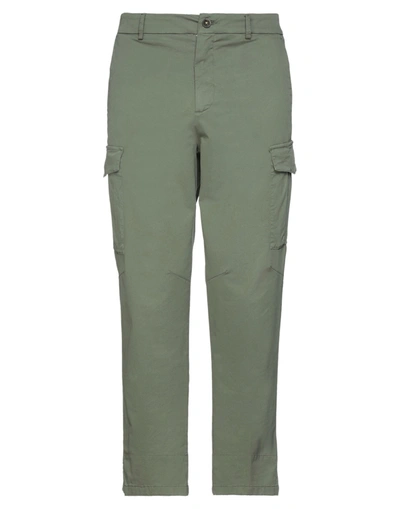 Shop Manuel Ritz Man Pants Military Green Size 30 Cotton, Elastane