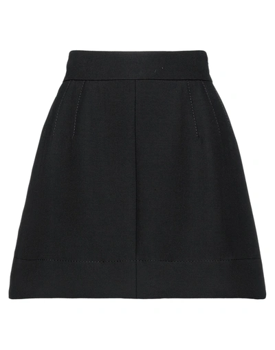 Shop Valentino Garavani Woman Shorts & Bermuda Shorts Black Size 2 Virgin Wool, Silk