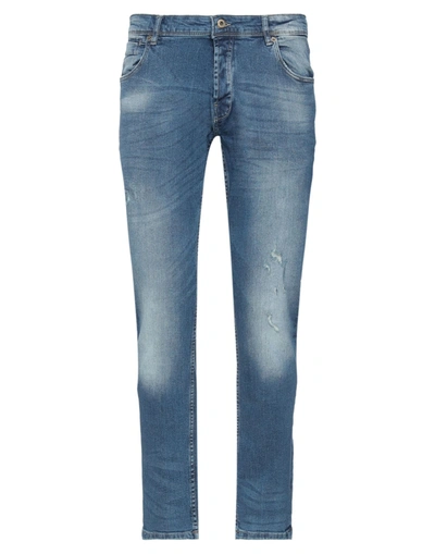 Shop Solid ! Man Jeans Blue Size 29w-32l Cotton, Elastane
