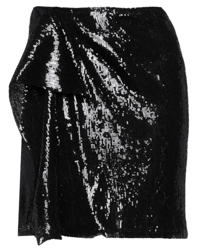 Shop Eleven88 Woman Mini Skirt Black Size 4 Polyester