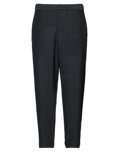 Shop Giorgio Armani Man Pants Black Size 34 Polyamide, Elastane, Viscose, Cupro