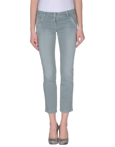 Shop Jacob Cohёn Denim Cropped In Grey