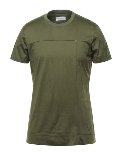Shop Pmds Premium Mood Denim Superior T-shirts In Military Green