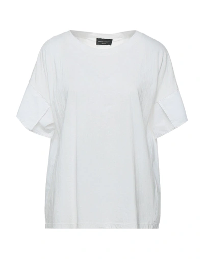 Shop Roberto Collina Woman T-shirt White Size S Cotton