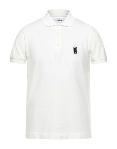 Shop Mauro Grifoni Polo Shirts In Ivory