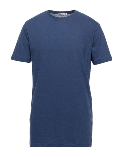 Shop Andrea Fenzi T-shirts In Blue