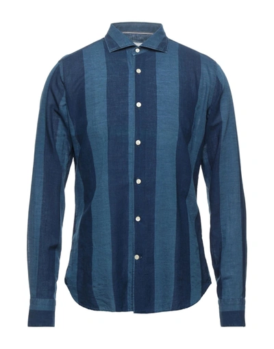 Shop Tintoria Mattei 954 Shirts In Blue