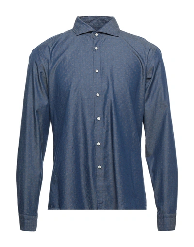 Shop Gmf 965 Shirts In Blue
