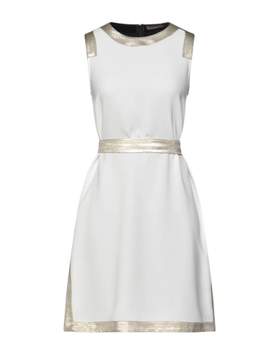 Shop Max Mara Woman Top Ivory Size 10 Triacetate, Polyester, Silk, Metallic Fiber In White