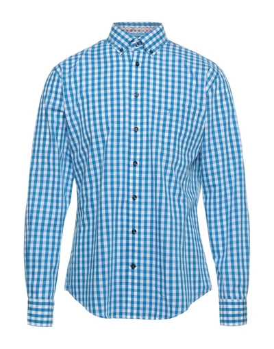 Shop Fynch-hatton® Shirts In Azure