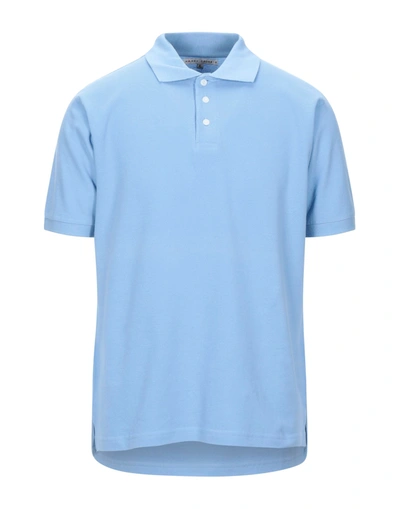 Shop Hardy Crobb's Man Polo Shirt Sky Blue Size Xl Cotton