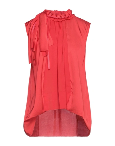 Shop High Woman Top Red Size 6 Polyester