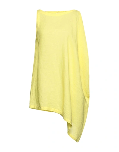 Shop Lim Woman Top Yellow Size 2 Linen
