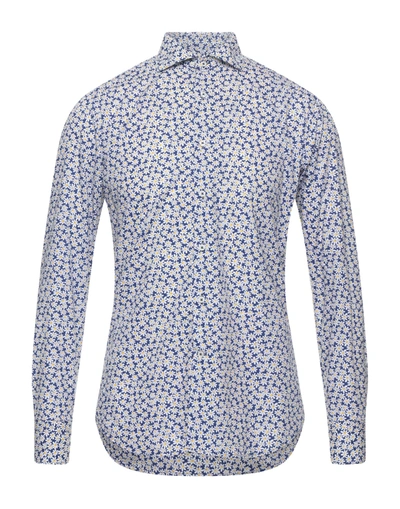 Shop Caliban Shirts In Blue