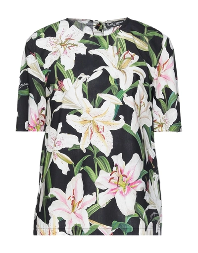 Dolce & Gabbana Blouses In Black