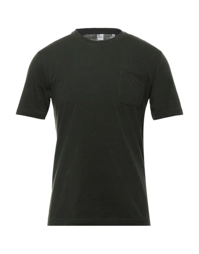 Shop Aspesi T-shirts In Dark Green