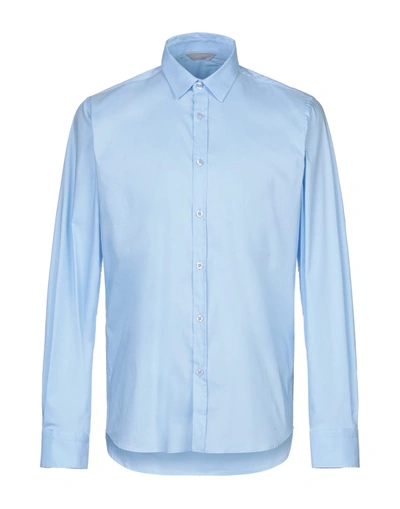 Shop Sseinse Shirts In Sky Blue