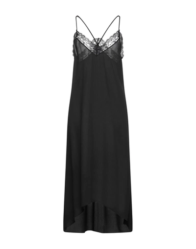 Shop Messagerie Woman Midi Dress Black Size 8 Polyester