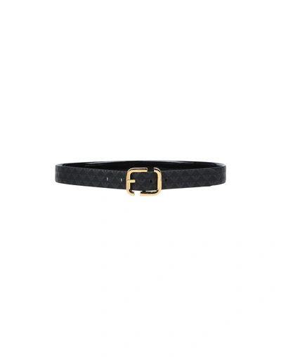 Shop Emporio Armani Woman Belt Black Size 32 Polyester