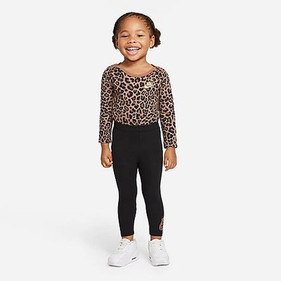 Nike Kids' Girls' Infant Sportswear Leopard Long Sleeve Bodysuit And Pants  Set (12m-24m) In Brown/black | ModeSens
