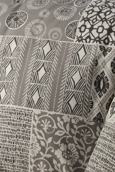 Southshore Fine Linens Premium Oversized Duvet 3-piece Set In Global Patchwork Grey