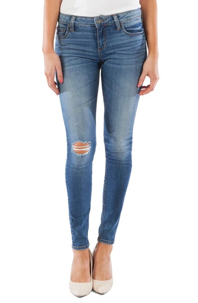 Shop Kut From The Kloth Mia Ripped Toothpick Skinny Jeans In Lighten