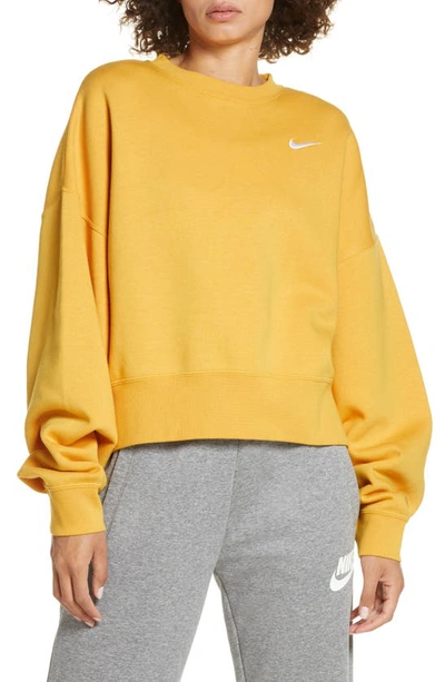 Shop Nike Sportswear Crewneck Sweatshirt In Pllnrs/white