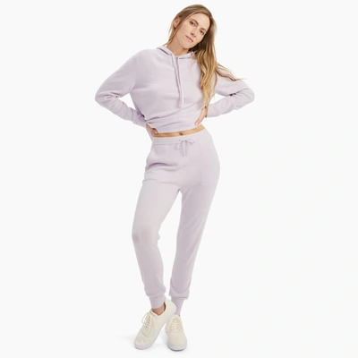 Shop Naadam Off-duty Cashmere Jogger In Dusty Lavender