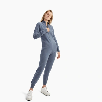 Naadam Cashmere Jumpsuit In Slate Blue | ModeSens