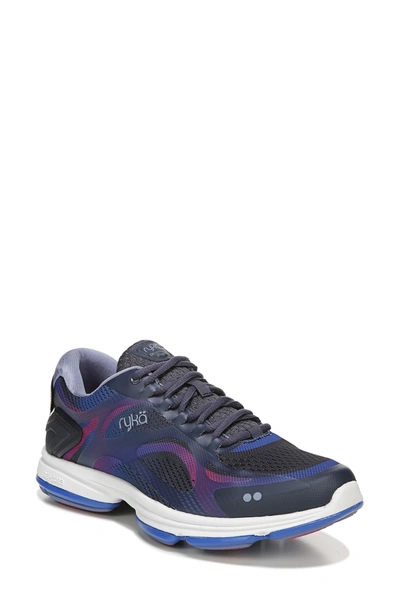 Shop Ryka Fempower Devotion Pro Walking Sneaker In Blue Ink