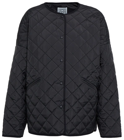 Shop Totême Quilted Jacket In Black