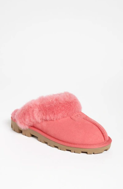 Shop Ugg (r) Genuine Shearling Slipper In Flamingo Pink