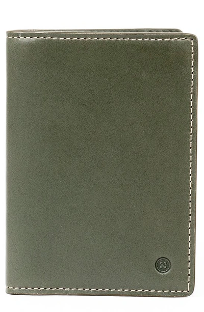 Shop Pinoporte Diego Leather Folding Card Case In Green