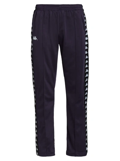 Kappa 222 Banda Astoriazz Slim Fit Track Pants In Navy Black