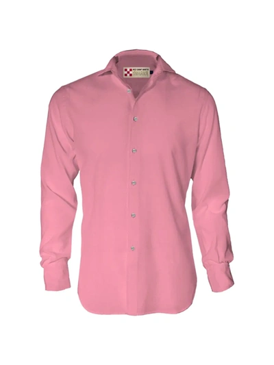 Shop Mc2 Saint Barth Men's Pamplona 61n Button-down Shirt In Pink