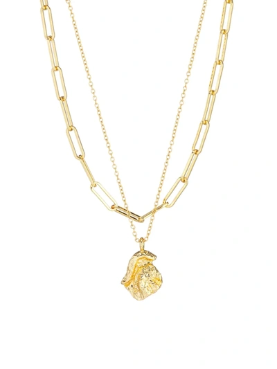 Shop Amber Sceats Women's Zaya Rue 24k Gold-plated Layered Necklace