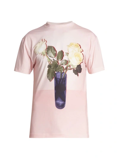 Shop Acne Studios Electo Rose T-shirt In Rose Pink
