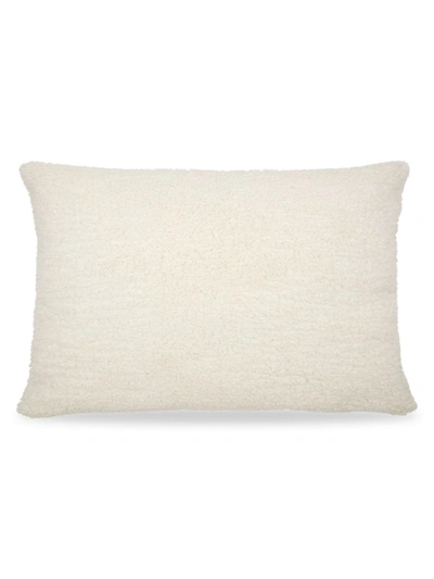 Shop Apparis Nitai Faux Shearling Pillowcase In Blanc