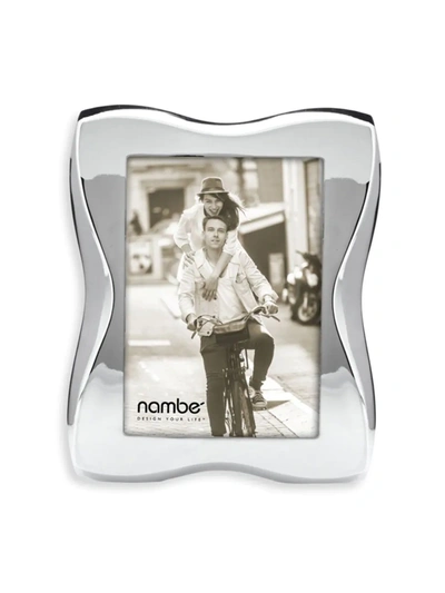 Shop Nambe Bella Chrome Plated Frame In Silver