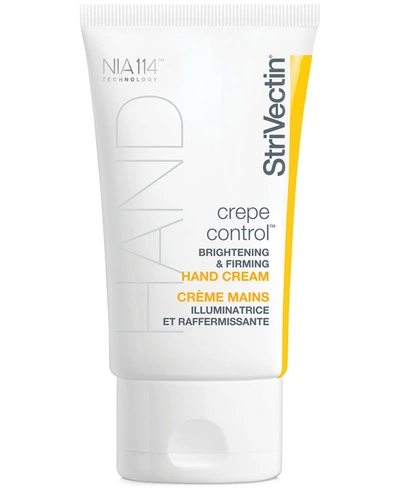 Shop Strivectin Crepe Control Brightening & Firming Hand Cream, 2oz In No Color