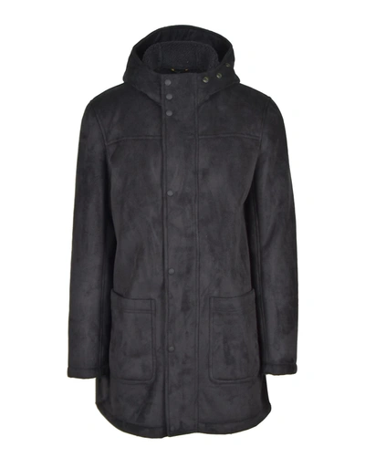 Shop Patrizia Pepe Mens Black Coat