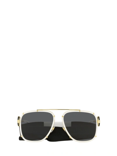 Shop Versace Ve2233 White Sunglasses