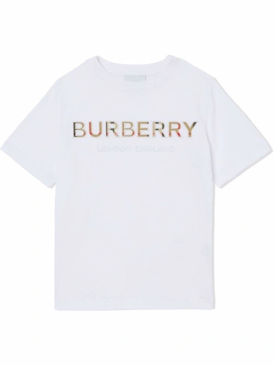Burberry Eugene - Cotton T-shirt With Embroidered Logo