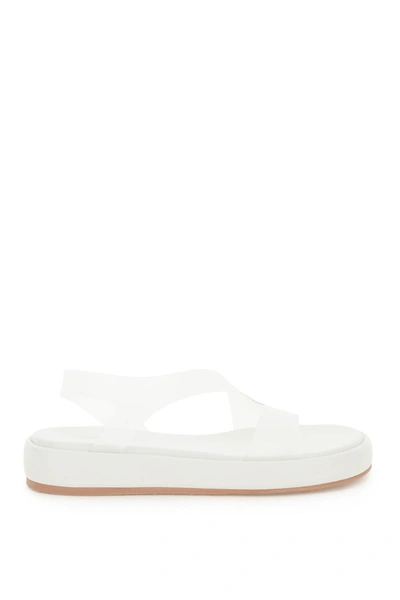 Shop Gianvito Rossi Metropolis Platform Sandals In White White (white)