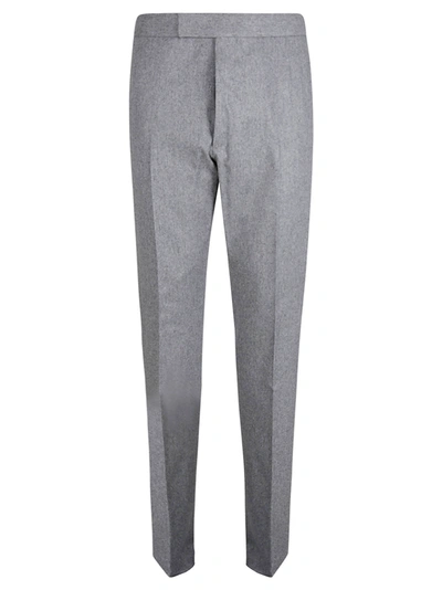 Shop Thom Browne Classic Backstrap Trousers In Medium Grey