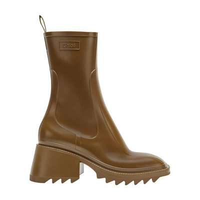 Shop Chloé Betty Boots In Plant Green
