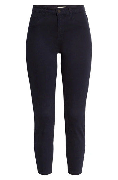Shop Lagence L'agence Margot Crop Skinny Pants In Midnight