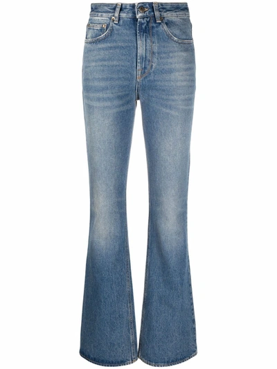Shop Golden Goose Distressed-effect Denim Jeans In Blue