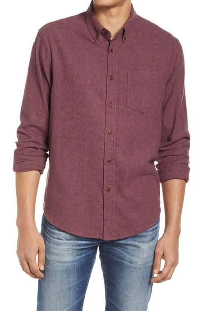 Shop Rails Runson Slim Fit Button-up Shirt In Currant